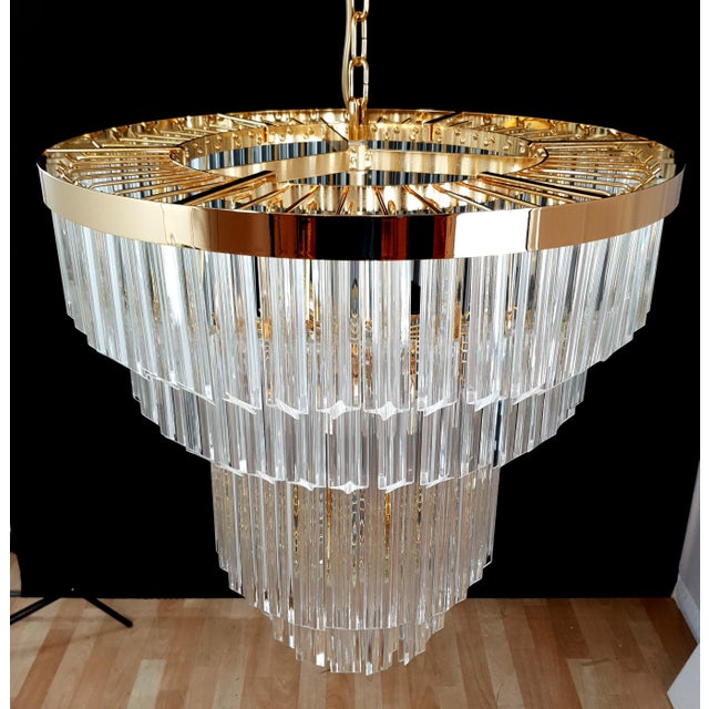 Vintage Murano Chandelier, 1970s For Sale - Image 6 of 9