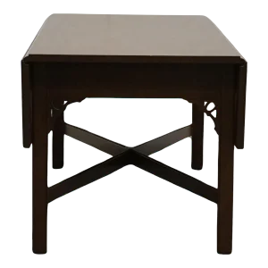 Kittinger Williamsburg Solid Mahogany Traditional Style 42" Accent Drop Leaf Coffee Table