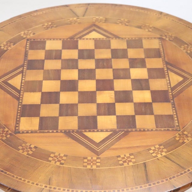 Antique Round Side Table in Walnut, 1800s For Sale - Image 12 of 13