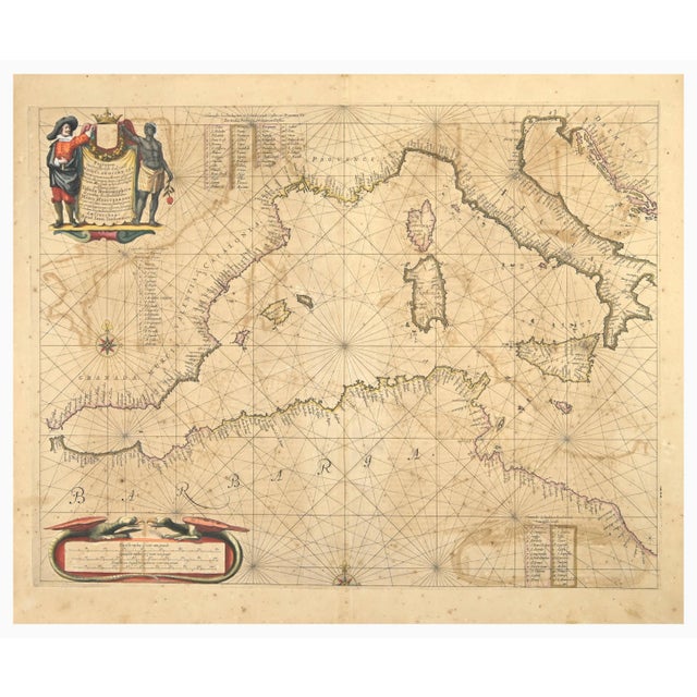 Johannes Janssonius, Barbarga, Etching, 1650s For Sale - Image 3 of 3