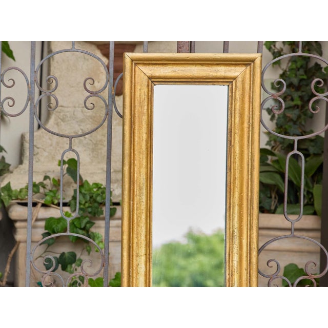 Wood French Giltwood Rectangular Wall Mirror, Circa 1920 For Sale - Image 7 of 9