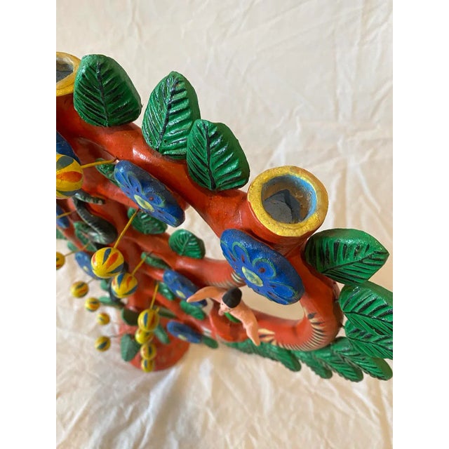 2000 - 2009 2000s Tree of Life Adam & Eve Candlelabra by Ortega For Sale - Image 5 of 9