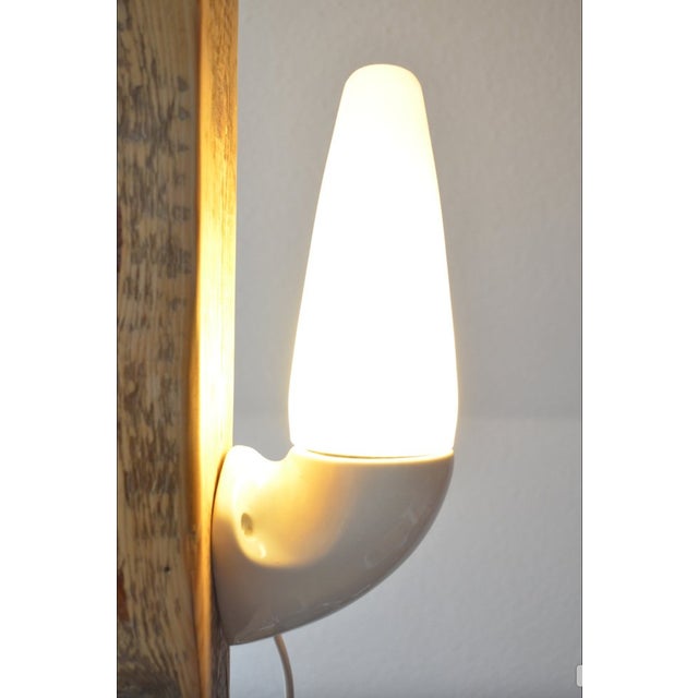 Mid-Century Wall Lamps in Opaline Glass by Sigvard Bernadotte for Ifö, 1950s For Sale - Image 4 of 6