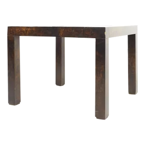 Paul Evans for Directional Cityscape Style Mid Century Patchwork Burlwood Table