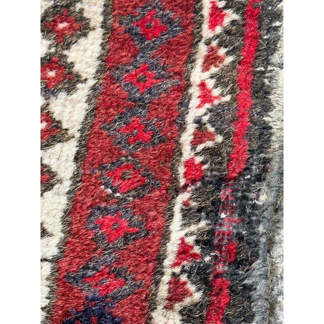 Small Vintage Baluch Rug, 1950s For Sale - Image 12 of 14