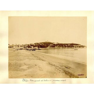 Chefoo, View of Settlement - Ancient Albumen Print 1880/1900 1880/1890 For Sale