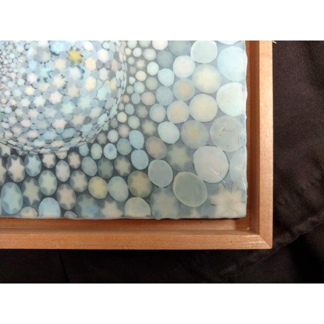 Contemporary Richard Purdy, Inverted Field, Encaustic and Digital Print on Plywood, 1998 For Sale - Image 3 of 4