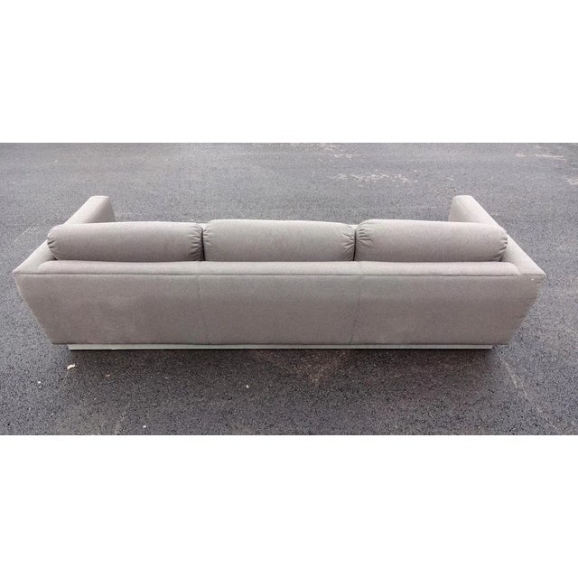 Metal Vintage Steel and Fabric Sofa, 1970s For Sale - Image 7 of 9