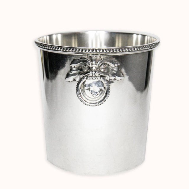 Vintage Silver Plated Foo Dog Ice Bucket or Cooler For Sale - Image 10 of 10