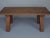Brutalist French Peg Table in Oak, 1940s For Sale - Image 11 of 17