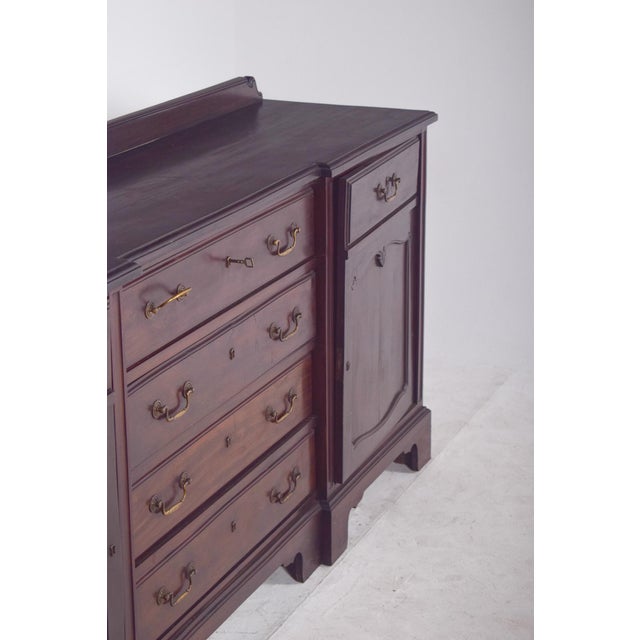 English Vanity Unit with Small Mahogany Top, 1920s For Sale - Image 11 of 13