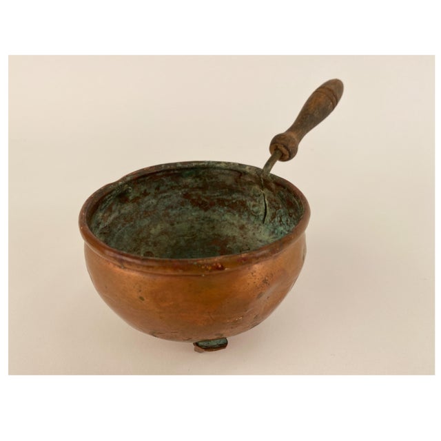 Antique African Copper Brazier-Style Fireplace Saucepan For Sale - Image 9 of 9
