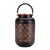 Create a warm, inviting glow with this Decorative Perforated Iron Lantern. Crafted from durable iron with an intricate...
