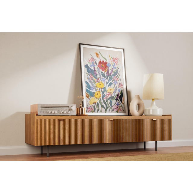 2026, Illustration Style Painting of Lavender Bouquet, Wild Blossoming Flowers on Watercolor Paper by Romina Milano For Sale - Image 4 of 8