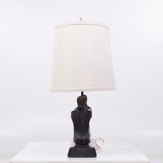 F.A.I.P. Frederic Weinberg Style f.a.i.p. Mid Century Figurative Table Lamp For Sale - Image 4 of 10
