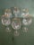 Mid-Century Modern Crystal Wine Glasses with Gold Rim, 1960s, Set of 6 For Sale - Image 3 of 13