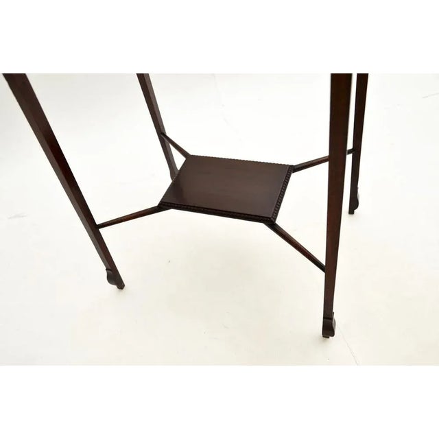 Brown Edwardian Occasional Side Table, 1900s For Sale - Image 8 of 9