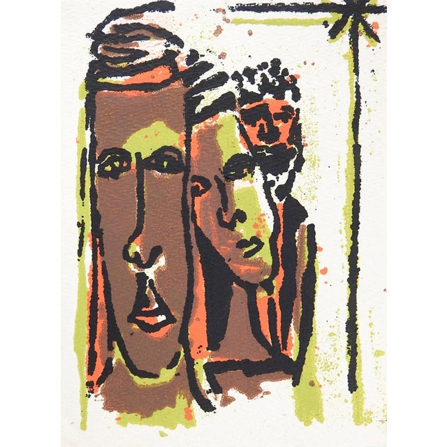 Mid 20th Century Mid Century Modernist Serigraph Christmas Card For Sale - Image 5 of 5