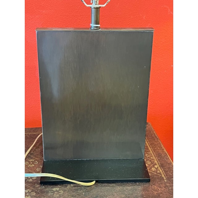 Chapman Contemporary Bronze Slab Lamps. Pair. For Sale - Image 11 of 16