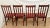 Arts & Crafts Antique Craftsman Chairs Set of Four, Spindle Back Solid Oak, Maroon Vinyl Seats For Sale - Image 3 of 10