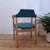 Oak and Wool Armchair, Denmark, 1960s For Sale - Image 3 of 7