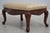 Thomasville Curved Queen Anne Style Chair & Ottoman For Sale - Image 13 of 18