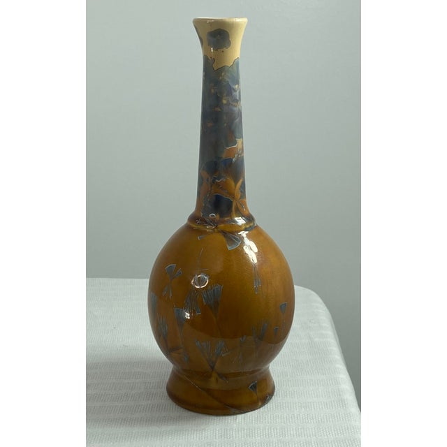 2000 - 2009 Lana K Williams Studio Art Pottery Vase Crystalline Glazed For Sale - Image 5 of 9