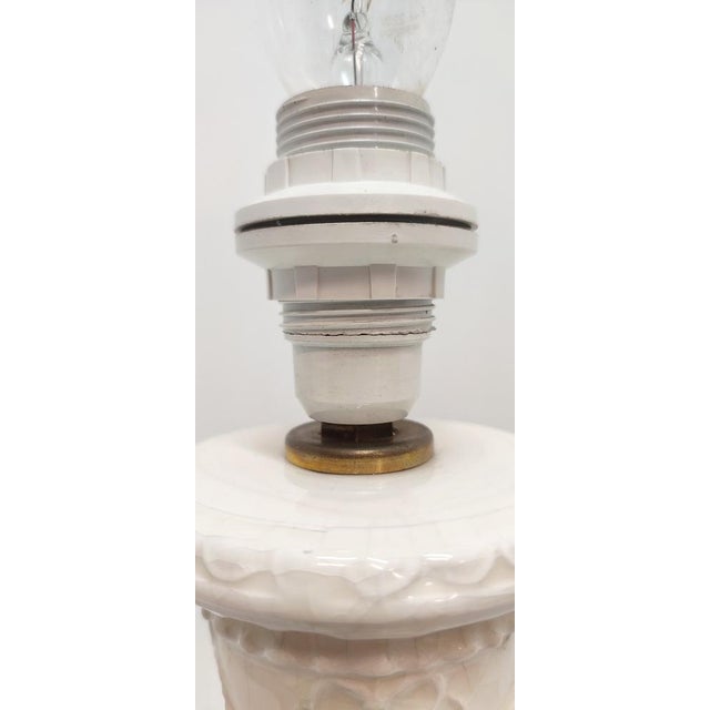 Ceramic Table Lamp from Royal Creamware, United Kingdom, 1970s For Sale - Image 11 of 15