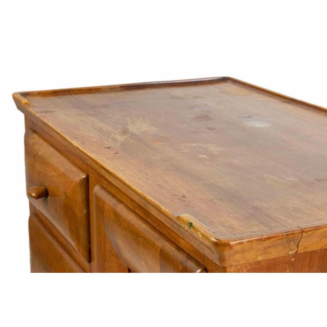 Wood Chest of Drawers, Italy, 1950s For Sale - Image 7 of 10