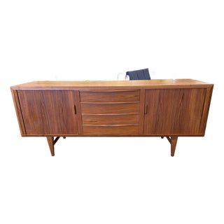 1960’s Danish Modern Teak Credenza by Kofod Larsen for Faarup of Denmark For Sale