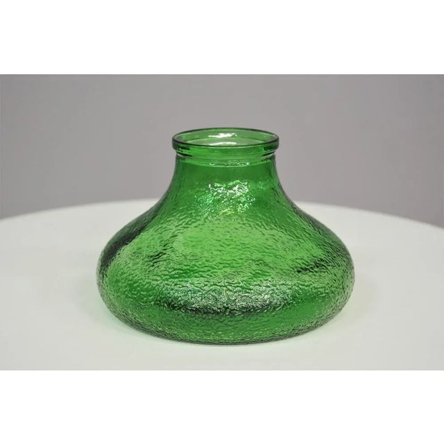 Wide-Mouth Glass Decanter, 1950s For Sale - Image 4 of 5