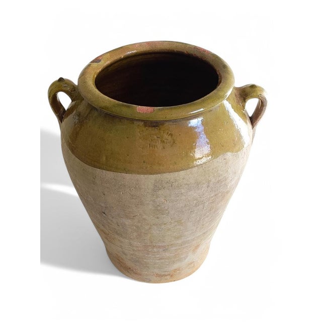Antique Spanish Terracotta Olive Oil Jar with Patina, 1890s For Sale - Image 12 of 18
