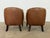 Mid-Century Modern Danish Leather Club Chairs from Wiels Møbler, 1985, Set of 2 For Sale - Image 4 of 11