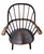 19th Century Late 19th-Century American Firehouse Sack Back Windsor Armchair For Sale - Image 5 of 12