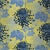 Contemporary Mixed Dahlia 2 Fabric Wall Covering by Chiara Mennini for Midsummer-Milano For Sale - Image 3 of 3