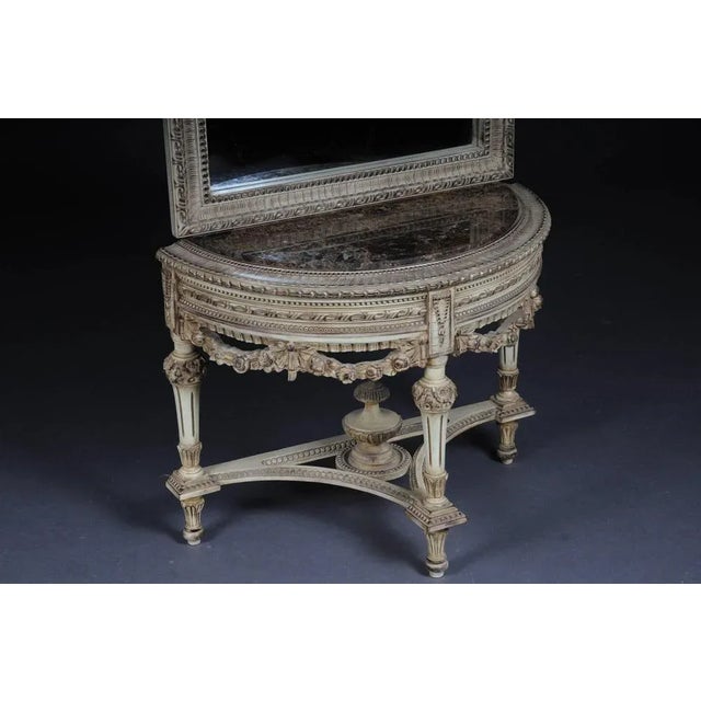 Louis XVI Console Mirror For Sale - Image 9 of 11