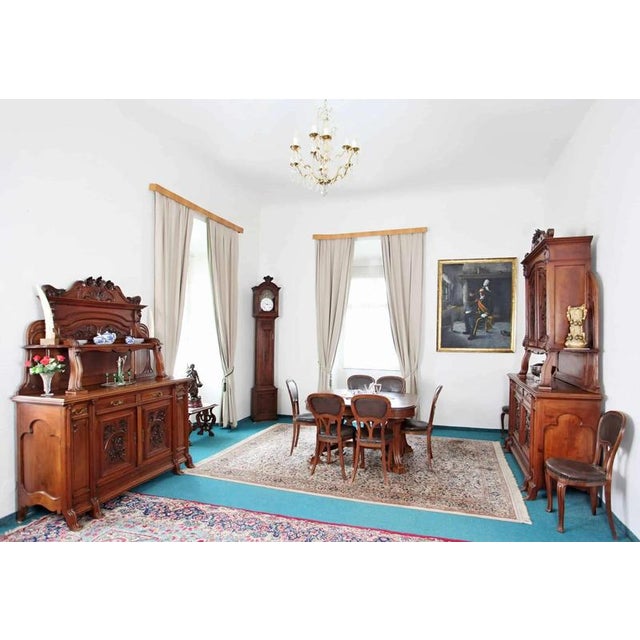 Wood Statue of Young Woman with Fish in Wood For Sale - Image 7 of 7