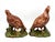 Ceramic Pair of Vintage Holland Mold Quail Figurines – Hand-Painted Majolica Style Birds - Cottagecore, English Country, Traditional, Lodge, Woodland For Sale - Image 7 of 13