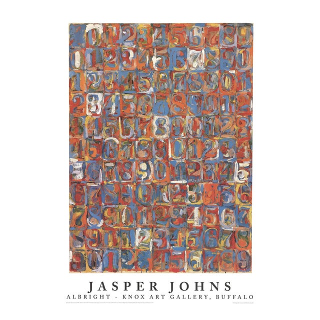 Jasper Johns Numbers in Color, 1976 For Sale
