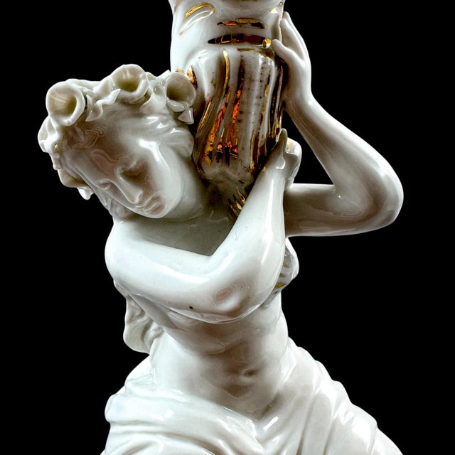 Victorian Porcelain Figural Candlesticks, Set of 2 For Sale - Image 18 of 18