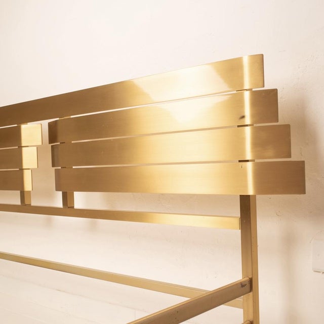 Gold Armonia Bed by Luciano Frigerio for Frigerio Di Desio, 1976 For Sale - Image 8 of 15