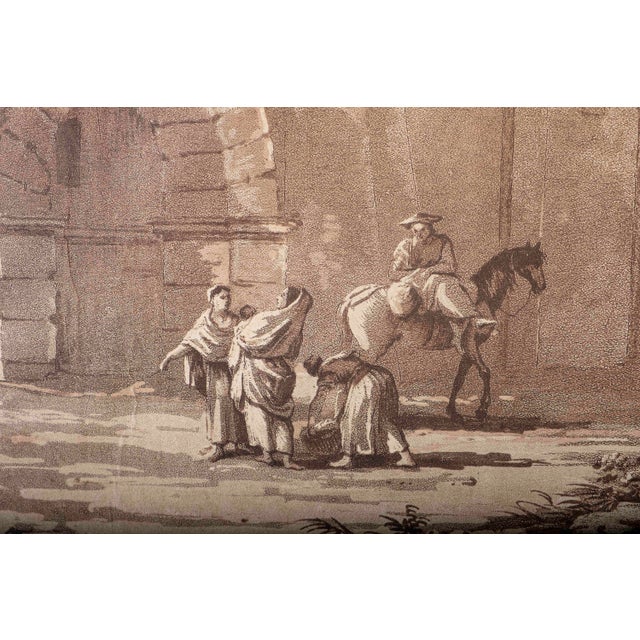 18th Century Paul Sandby “Sepulchre of King Theodorick” Aquatint After Clérisseau, Framed For Sale - Image 11 of 17