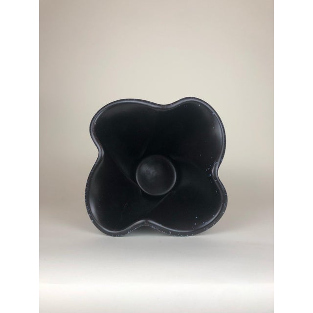 Blue Corolle Vases by Fernand Elchinger for Elchinger, 1950s, Set of 3 For Sale - Image 8 of 14