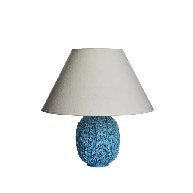 Chamotte Table Lamp by Gunnar Nylund for Rörstrand, Sweden, 1950s For Sale - Image 5 of 5