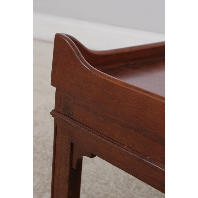 Smith & Watson Attributed Chippendale English Mahogany Coffee Table For Sale - Image 11 of 11