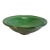 Vintage Oversized Green Glazed Bowl For Sale