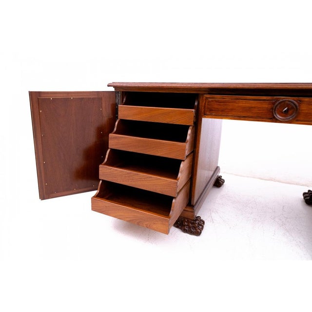 Vintage German Desk, 1930 For Sale - Image 4 of 9