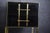 Black Glass & Brass Bedside Tables by Justfurnituress, Set of 2 For Sale - Image 4 of 11