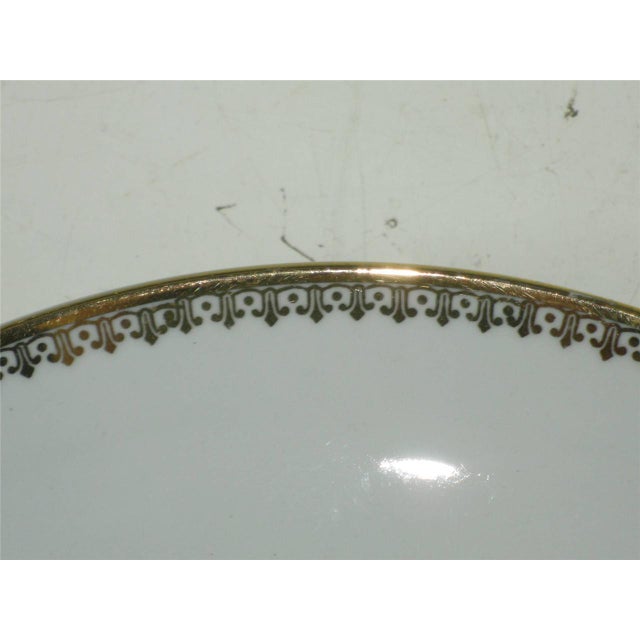 White Late 19th Century 3 Plates German Bavaria, Fruit Plaque, Transfer Ware, Still Life For Sale - Image 8 of 12