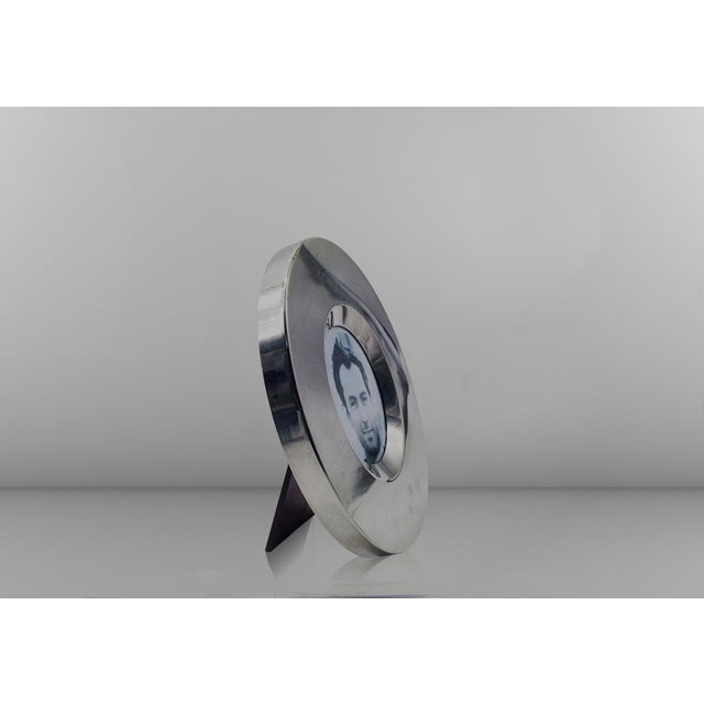Delightful circular silver-plated photo frame by Argenteria Storica A. Fornari in Rome. In 1896, Alberto Fornari started...